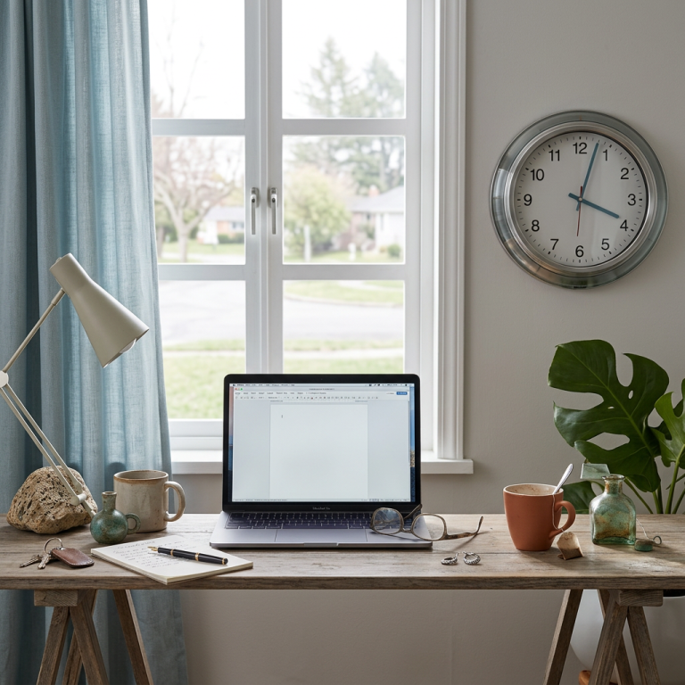 working from home