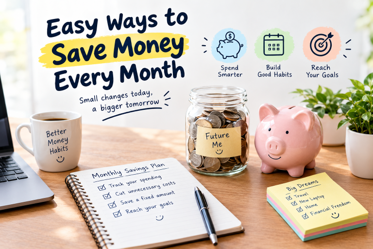 Easy Ways to Save Money Every Month